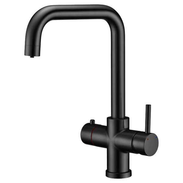 Reginox Tribezi Matt Black '3 in 1' Premium Boiling Hot Water Tap
